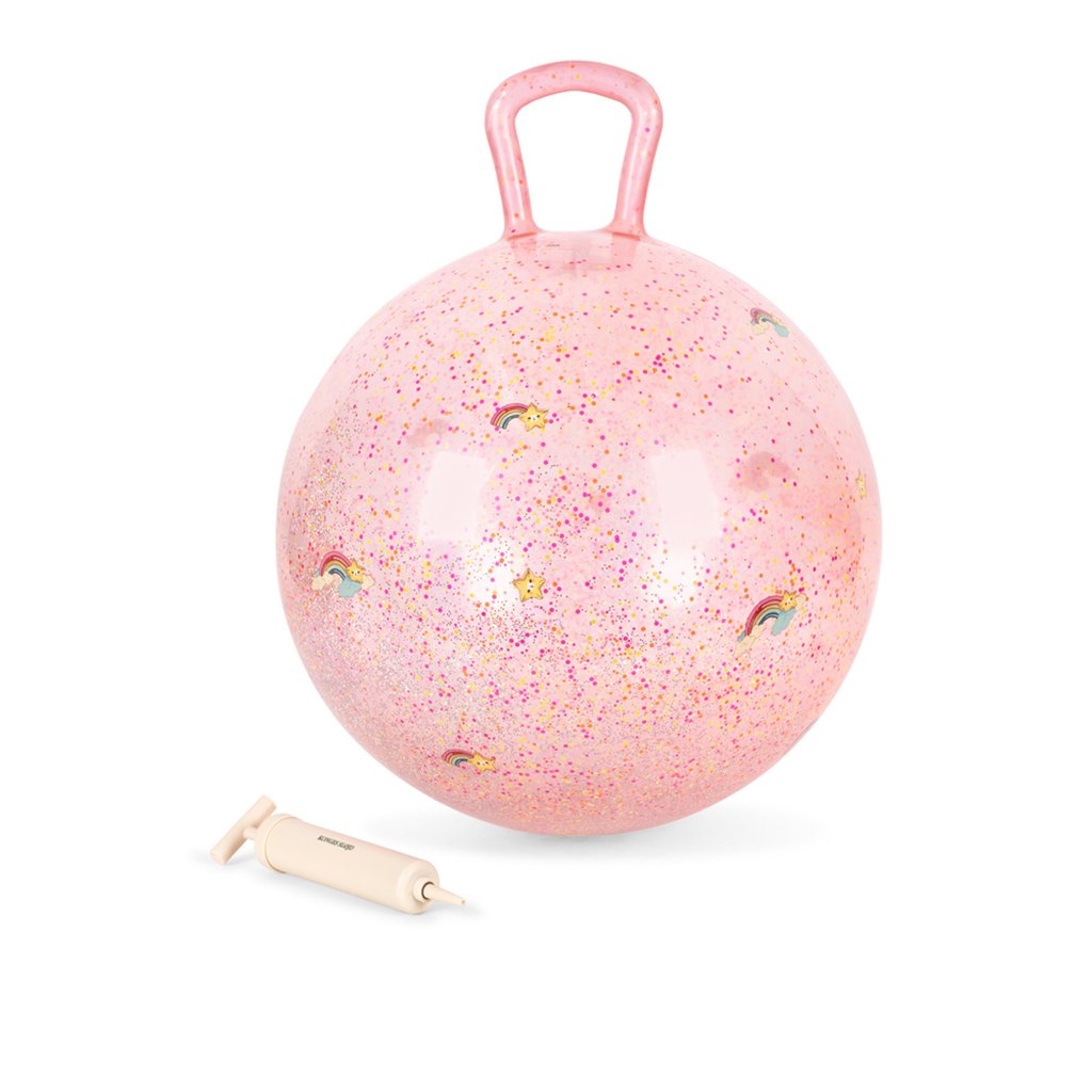 Konges Sløjd Hüpfball Glitter, Rainbow