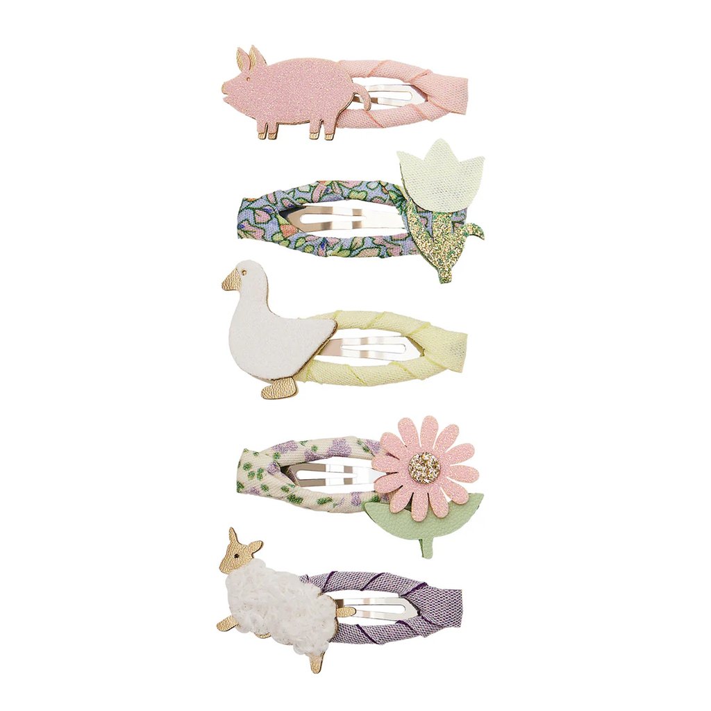 Mimi und Lula Haarspangen Farmyard Mini Clic Clacs