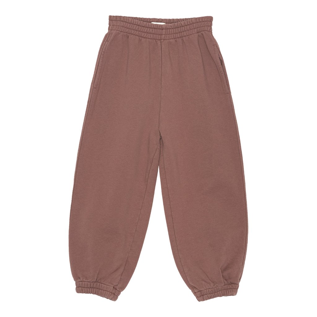 Brunobruno nation Sweatpants Ella, Marron Plum