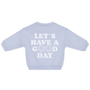 Famvibes Sweater Baby Good Day - pastell blau