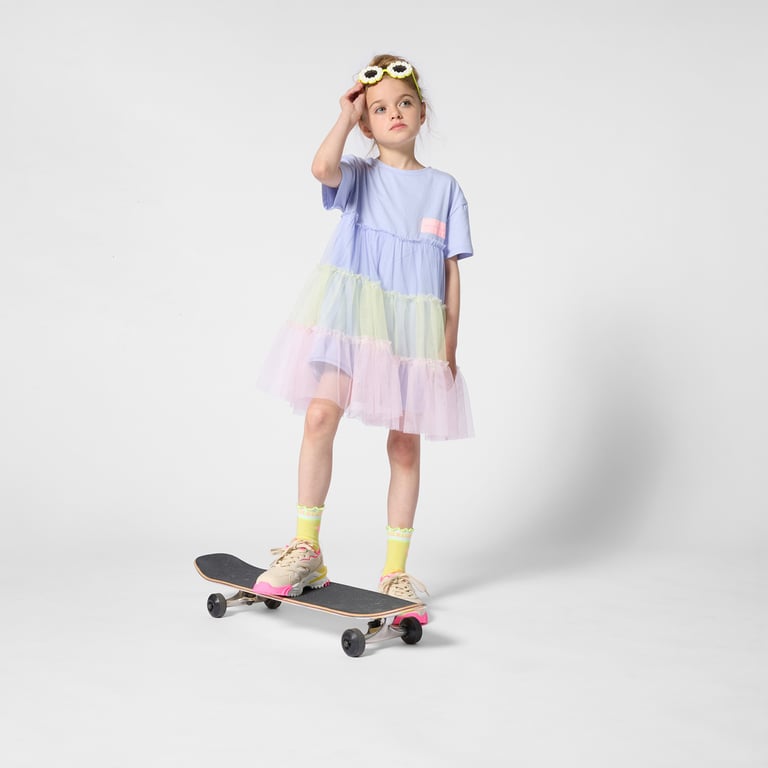 Billieblush Rüschenkleid, pastellfarben bunt 2