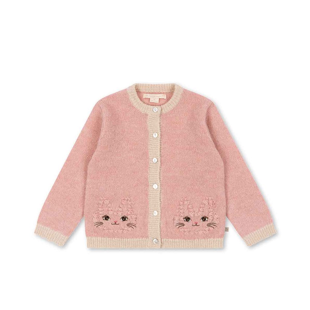Konges Sløjd Cardigan Kitty Silver Pink
