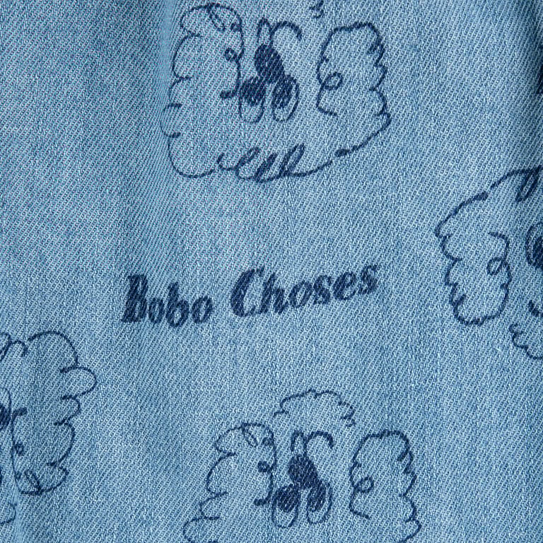 Bobo Choses Jeans Pickles The Dog all over, prussian blue 1