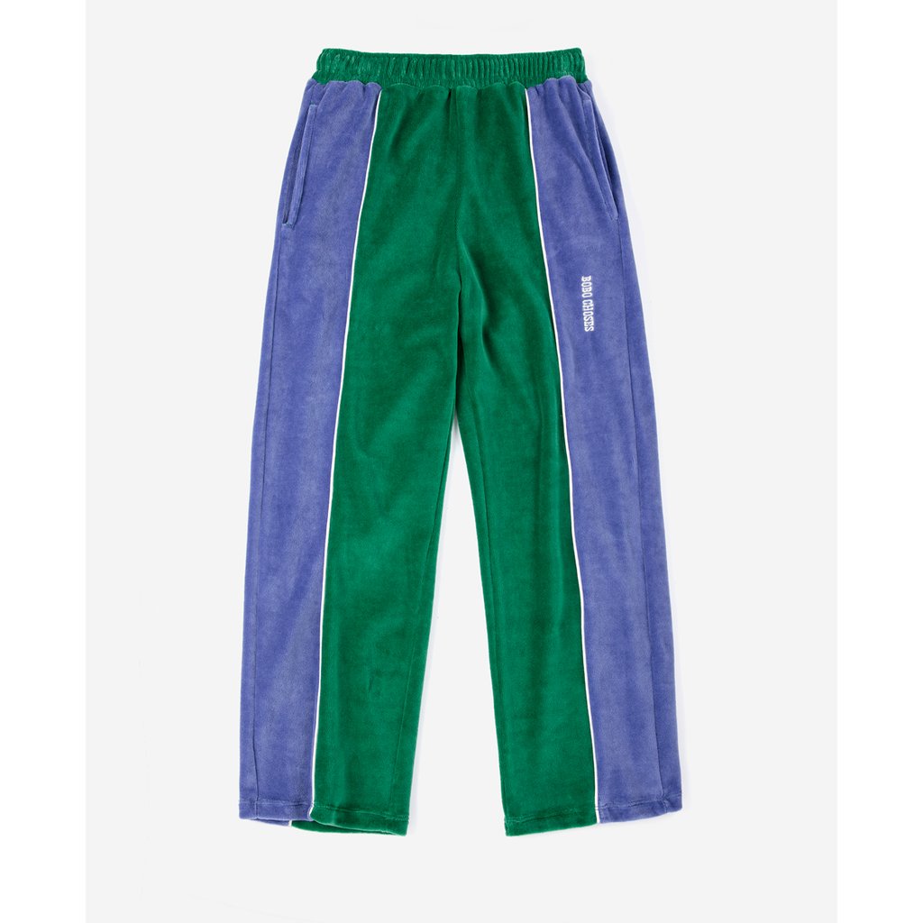 Bobo Choses Jogginghose Color Block terry cloth, green