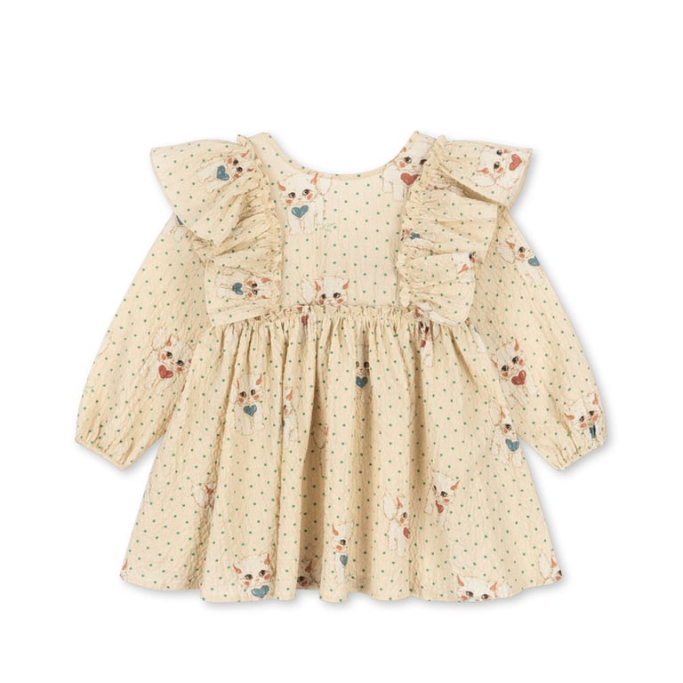 Konges Sløjd Kleid Elin Bow, Dot Miao Mist