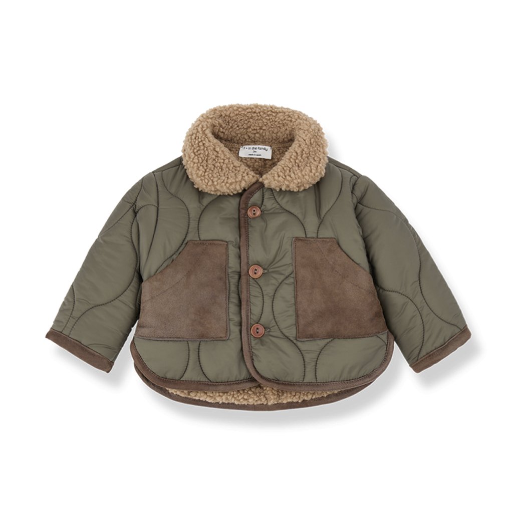 1+ in the family Steppjacke EMERALD, khaki