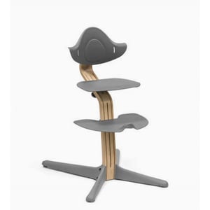 Stokke Nomi Hochstuhl Holz Eiche grau