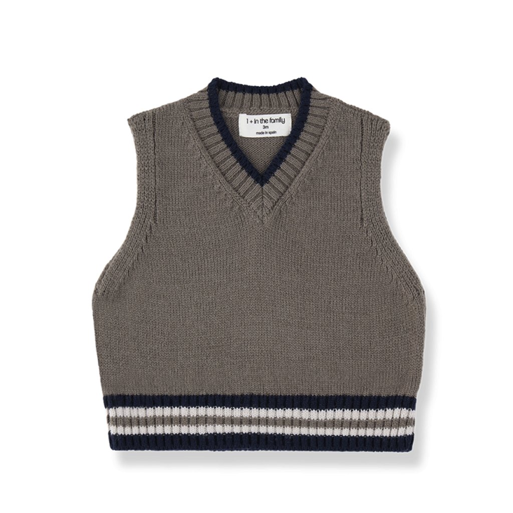 1+ in the family Pullunder PISTOIA, dark-taupe