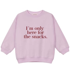 Famvibes Sweater Kids Snacks Only - pastell rosa
