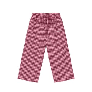 Famvibes Hose Kids Gingham - rot