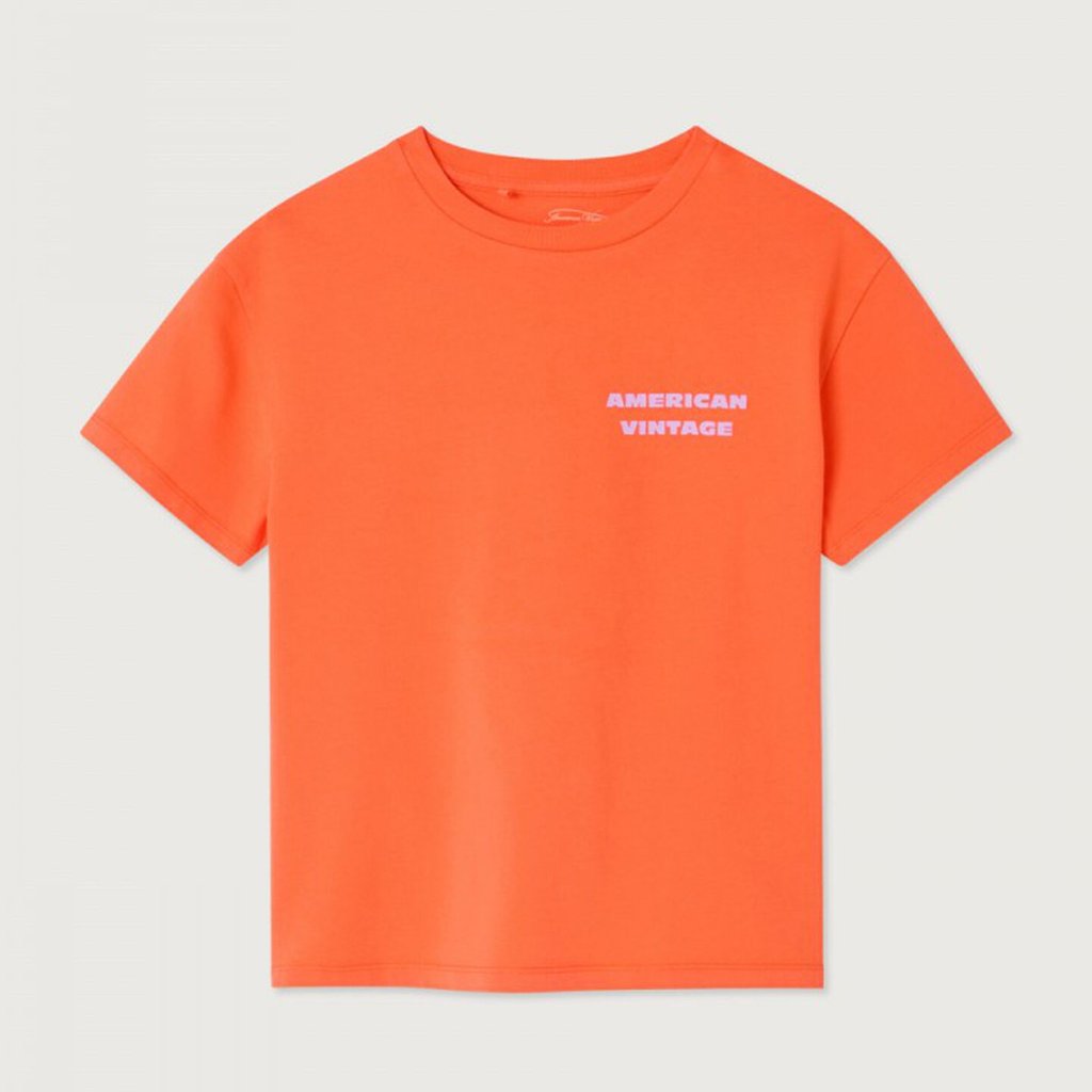 American Vintage T-Shirt Fizvalley, Mandarine Vintage