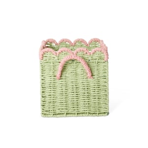 Rice Kleiner Aufbewahrungskorb faltbar, green