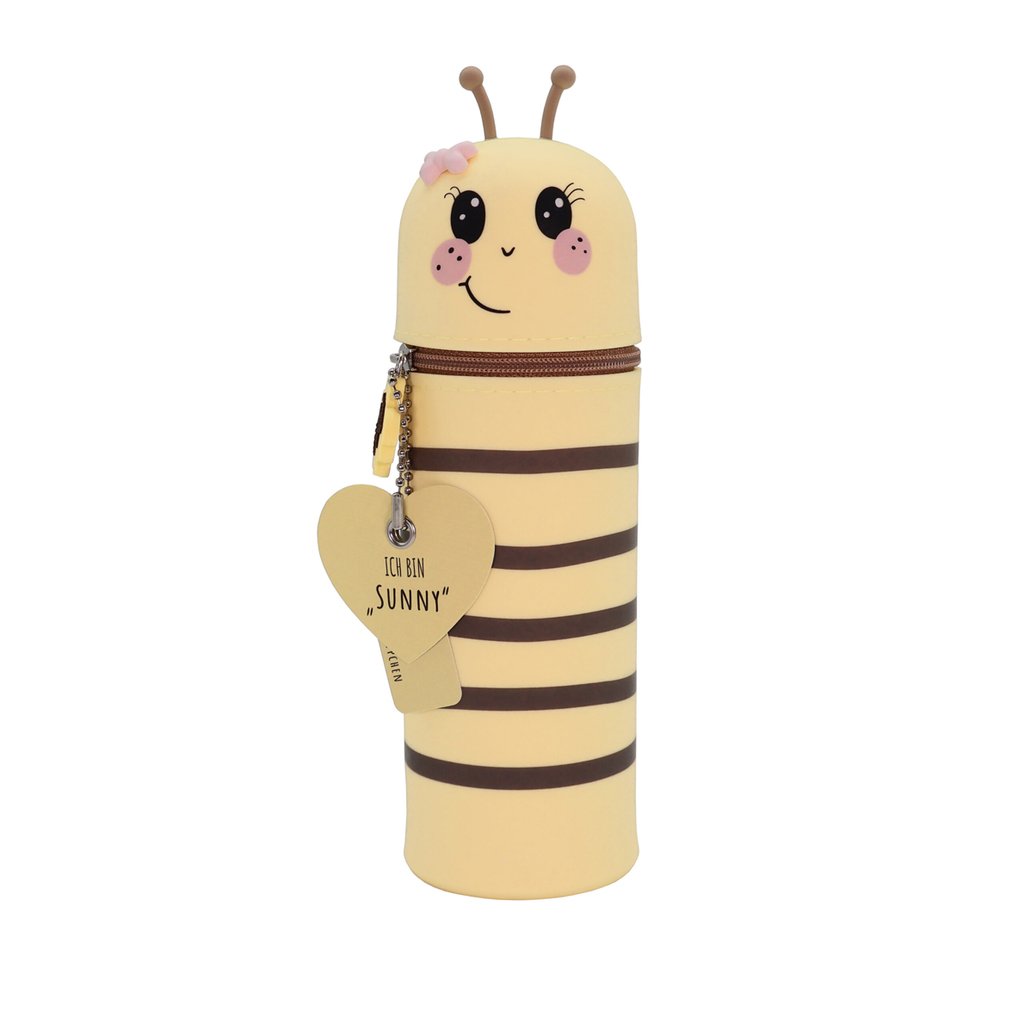 Lulubug Silikon Federmäppchen Biene Sunny