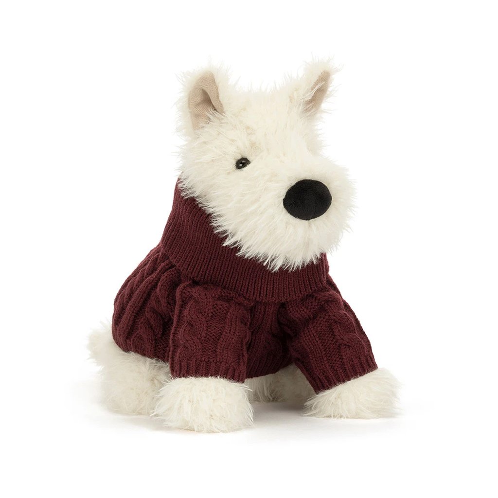 Jellycat Kuscheltier Munro Scottie Dog Winter Jumper
