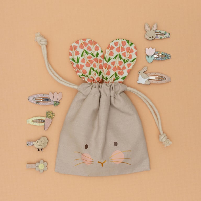 Mimi & Lula Haarspangen Bunny and Chick Mini Clic Clacs 1