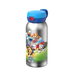 Mepal Edelstahl Trinkflasche Campus mit Klappdeckel 500 ml, Paw Patrol Pups