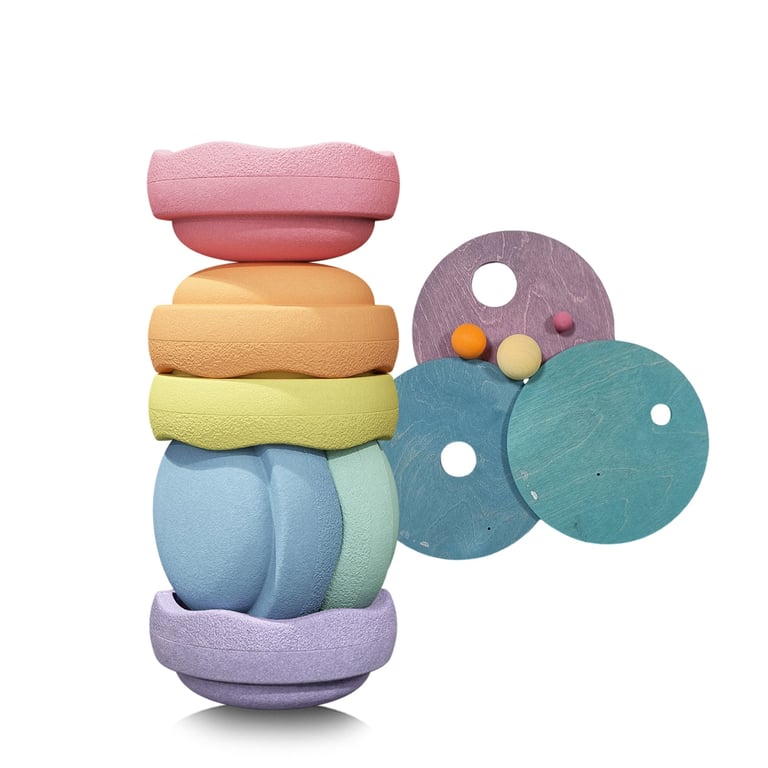 Grimms x Stapelstein® Set pastel