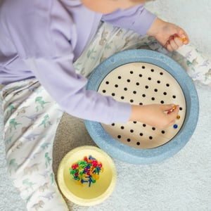 Igelkind Mosaikplatte mit Steckperlen