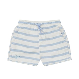Leevje Schwimm-Shorts Blue Stripes