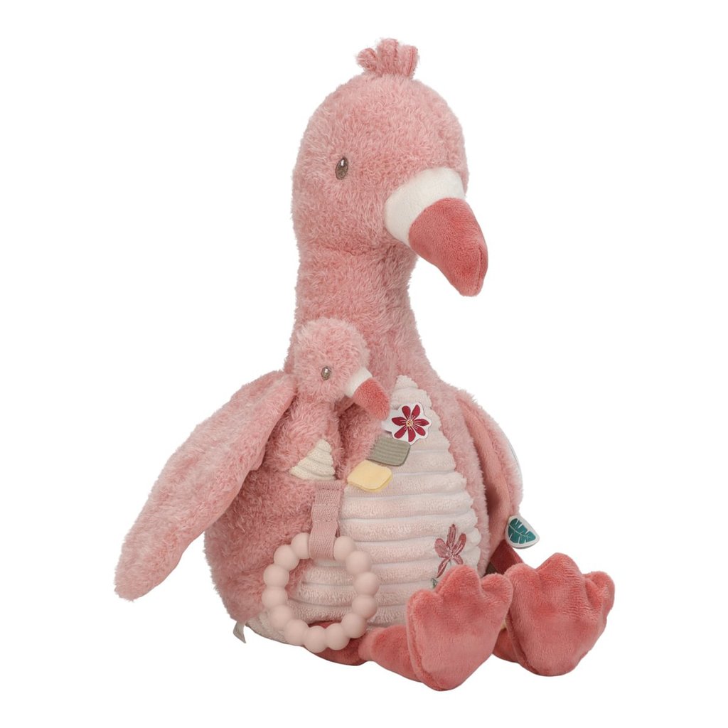 Little Dutch Aktivitätskuscheltier Flamingo, Rosa