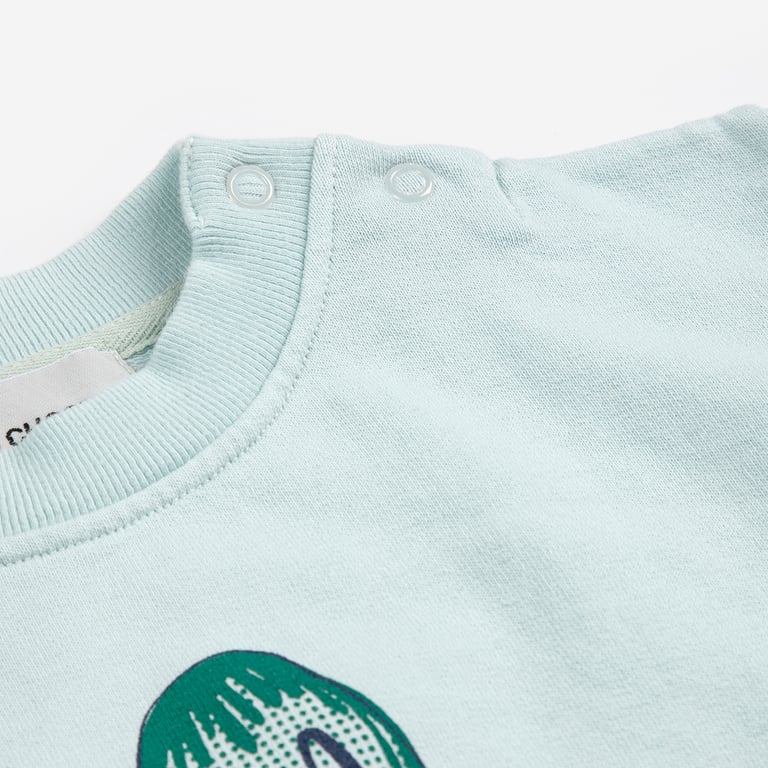 Bobo Choses Sweatshirt Mr Pickles, light blue 1