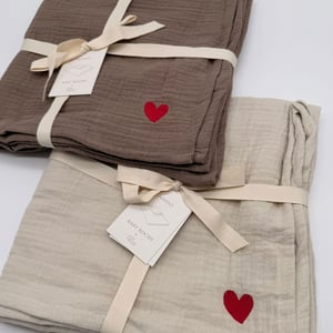 We are Bitte Musselin Swaddle Love Edition