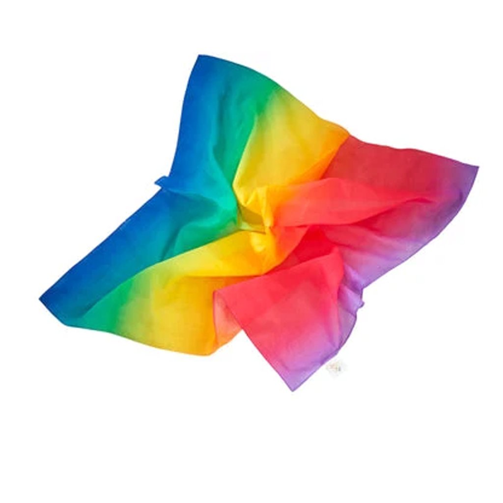 Pit & Play Spieltuch aus Baumwolle Medium Farbverlauf Rainbow Fade