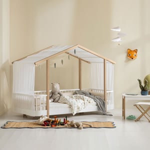 Oliver Furniture Wood Original Hausbett-Himmel, weiß