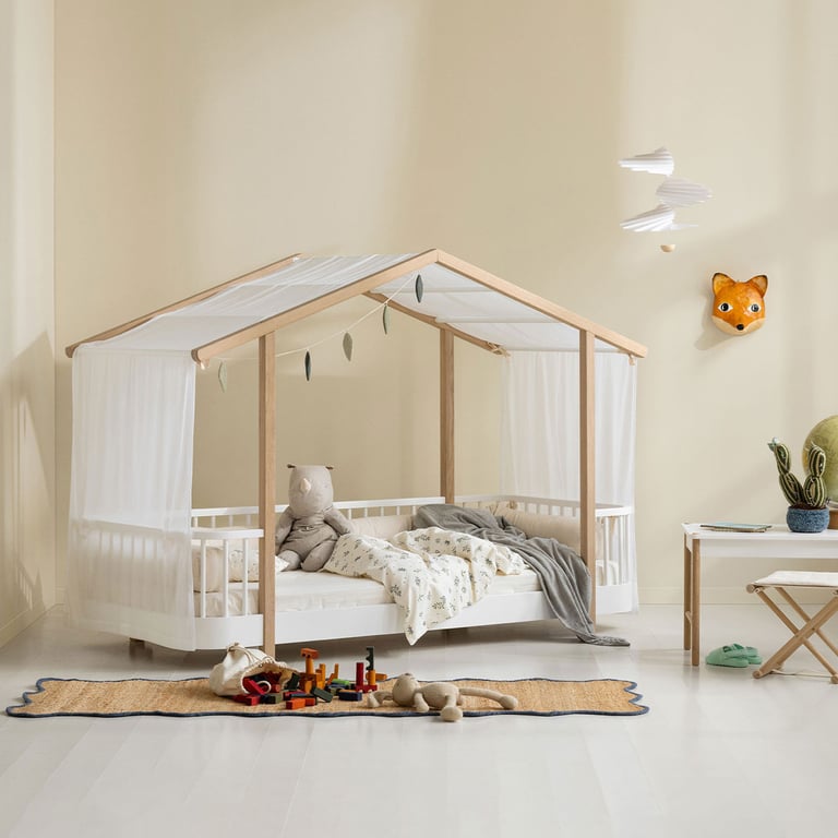 Oliver Furniture Wood Original Hausbett-Himmel, weiß