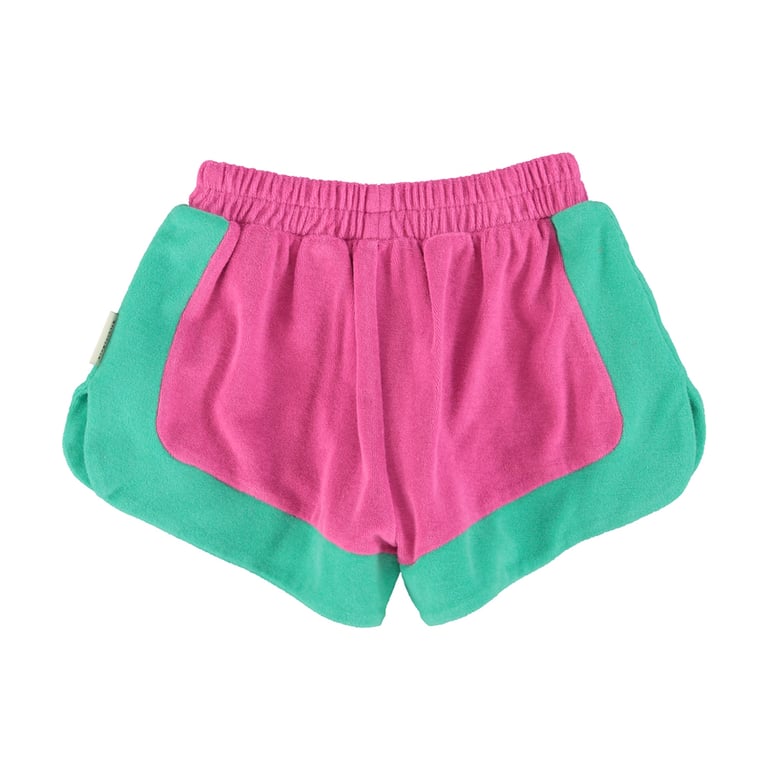 Piupiuchick Shorts, fuchsia & green 1