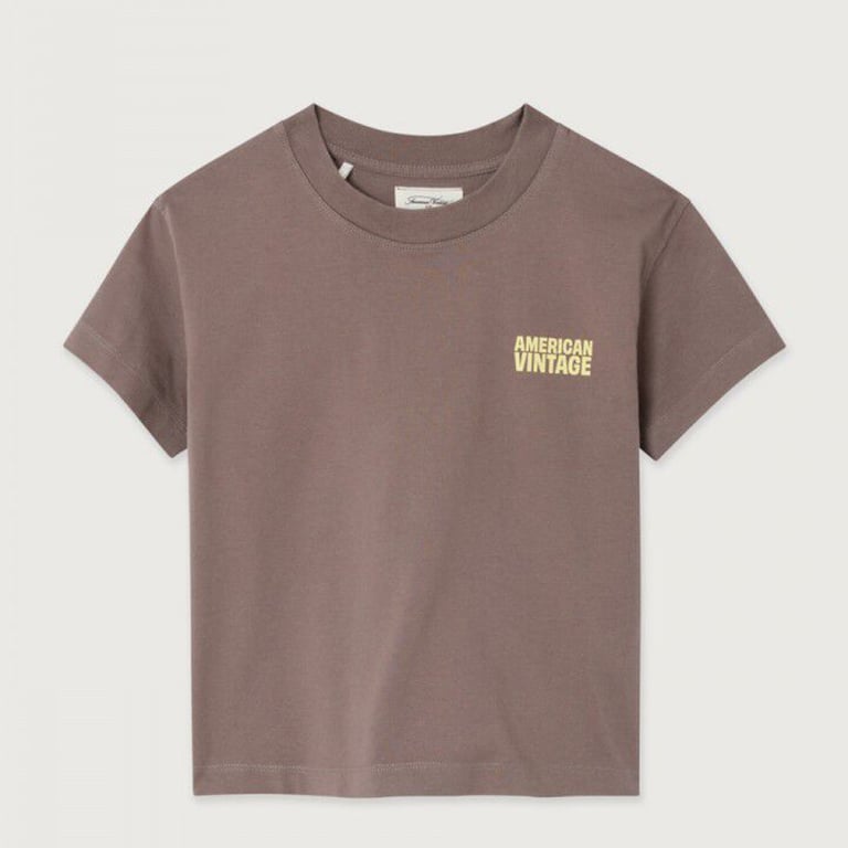 American Vintage T-Shirt Gixy, cendre