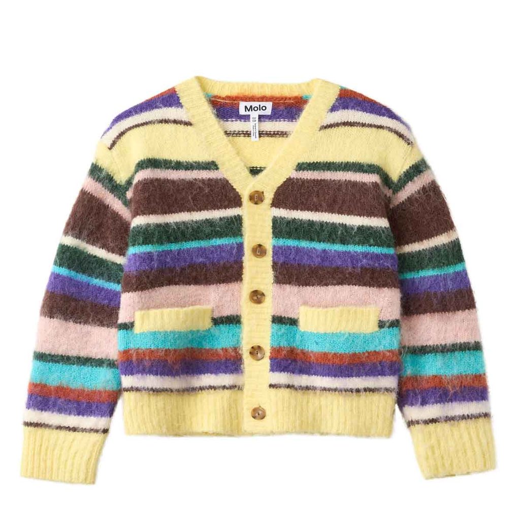 Molo Strickjacke Brutus Gemstone Stripe