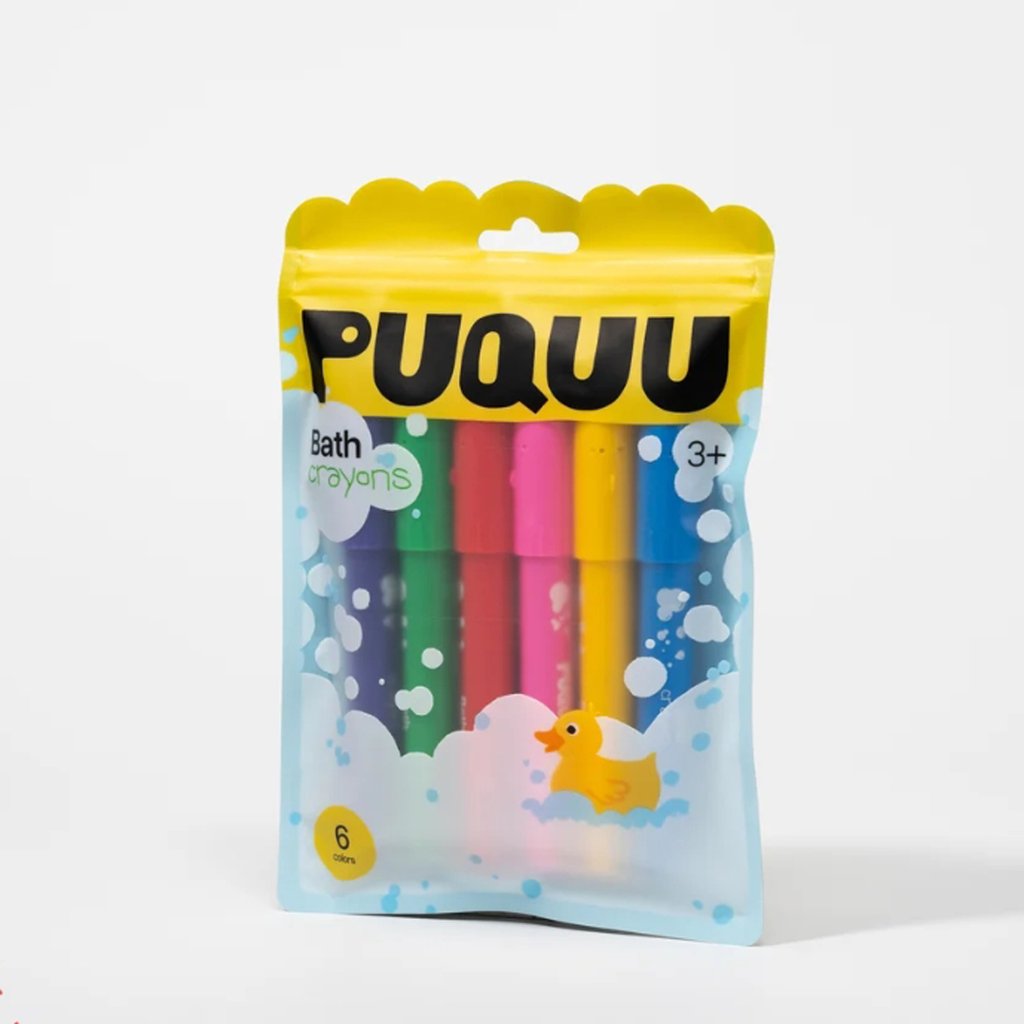 Puquu Badewannen-Malstifte, 6 Farben