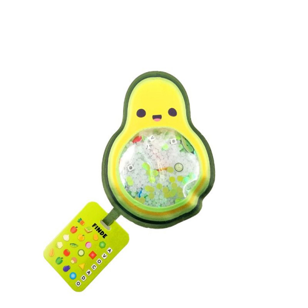 Bizyboo Avocado - Beschäftigungstäschchen mit versteckten Objekten