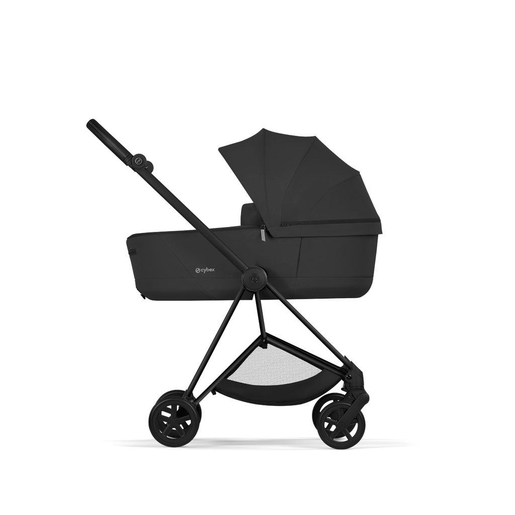 Cybex Mios Comfort Kinderwagen inkl. Babywanne Matt Black, Sepia Black