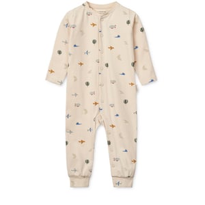 Liewood Pyjamas Jumpsuit Birk, Aviator/ Ecru (Größe 68)