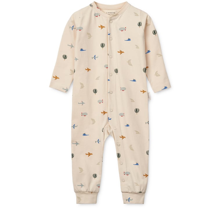 Liewood Pyjamas Jumpsuit Birk, Aviator/ Ecru (Größe 68)