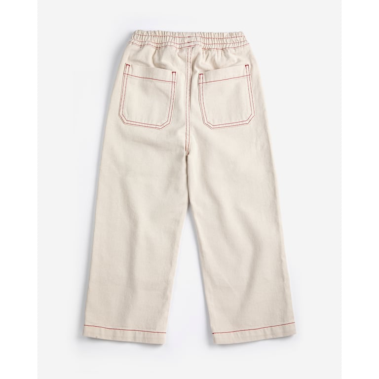 Bobo Choses Twill Hose, offwhite 1