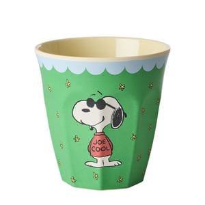 Rice x Peanuts Melamin Becher Medium mit Green Snoopy Print
