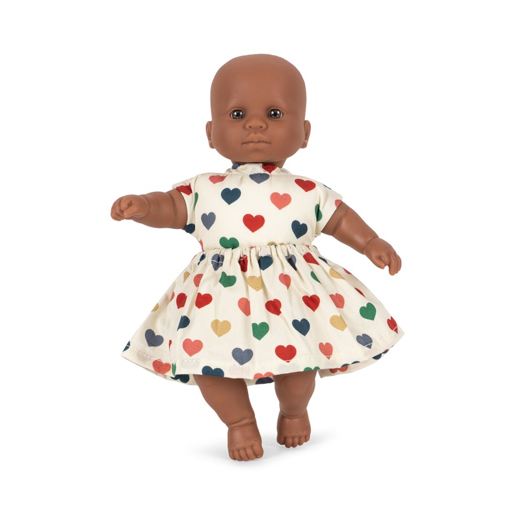 Konges Sløjd Mini Puppe, Coeur Coloré