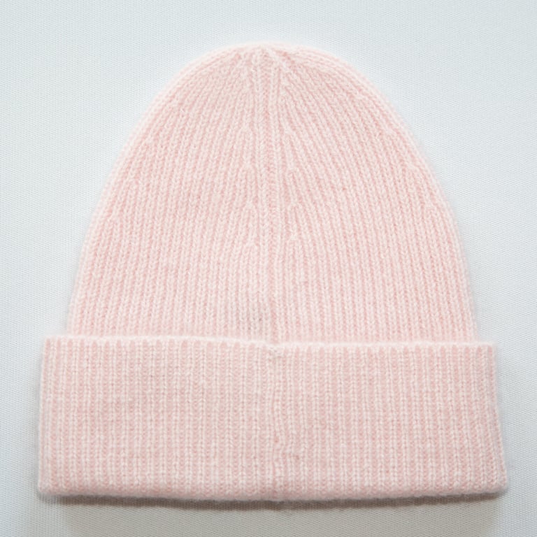 Papa Lobster Kaschmir Mütze Strawberry, rosé + mehrfarbig 1
