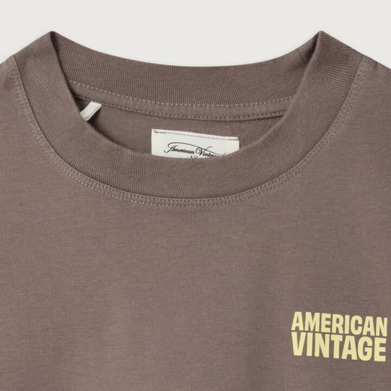 American Vintage T-Shirt Gixy, cendre 1