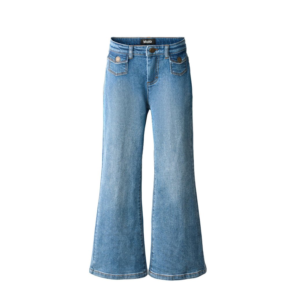 Molo Jeans Atla, Washed Denim Blue