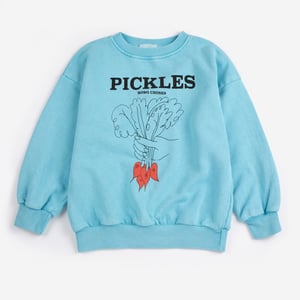 Bobo Choses Sweatshirt Bunch Of Vegetables, light blue