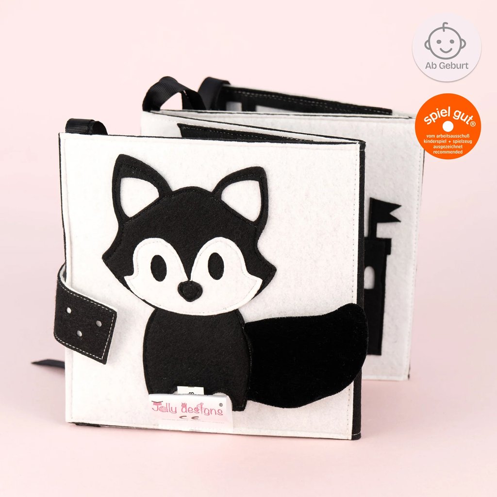 Jolly Designs Kontrastreise – Muster und Motive in einem Buch, ab Geburt