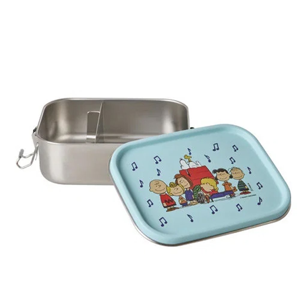 Rice Lunchbox klein Edelstahl Snoopy Print, blau (800 ml)
