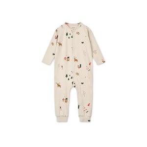 Liewood Pyjamas Jumpsuit Birk, Holiday / Sandy (Größe 56)