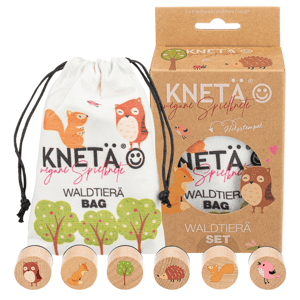 KNETÄ Holzstempel Set, WALDTIERÄ