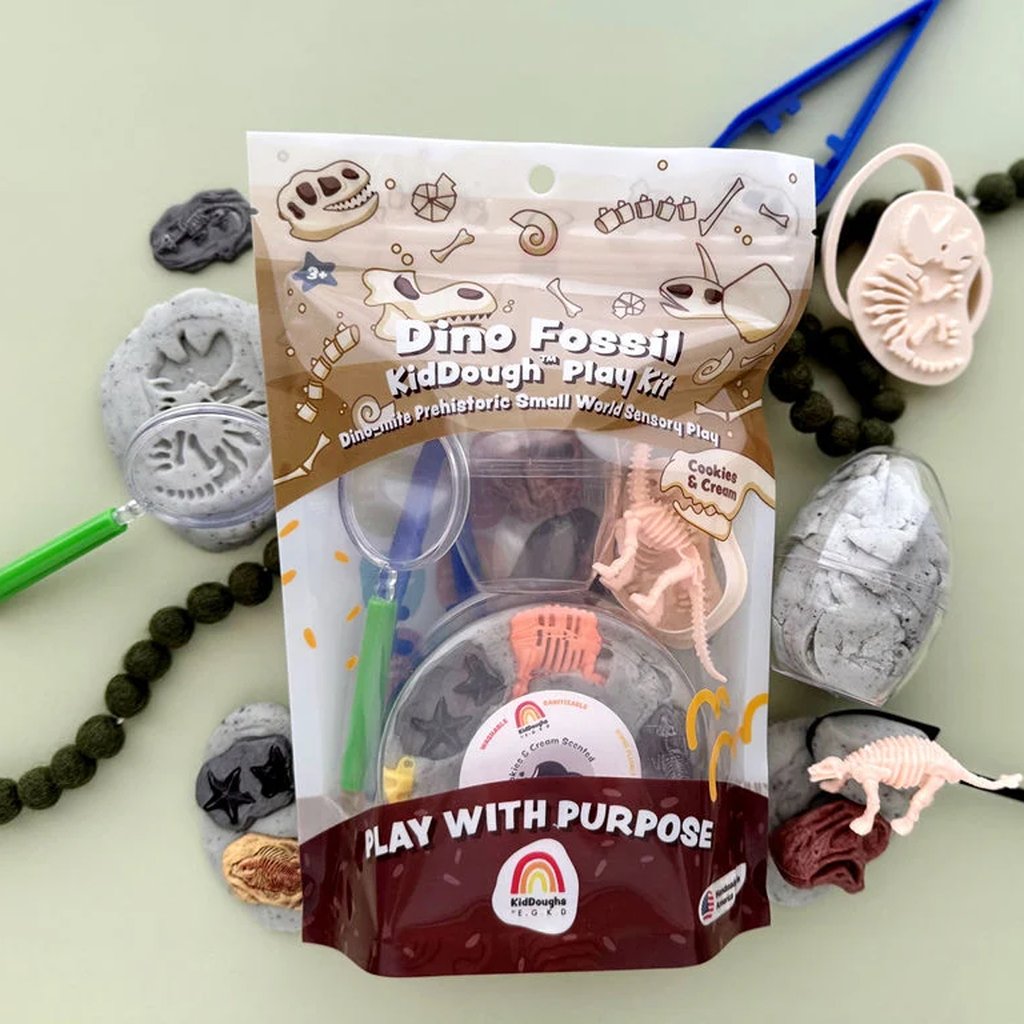 Earth Grown KidDoughs Dino Fossil Dig KidDough Play Kit