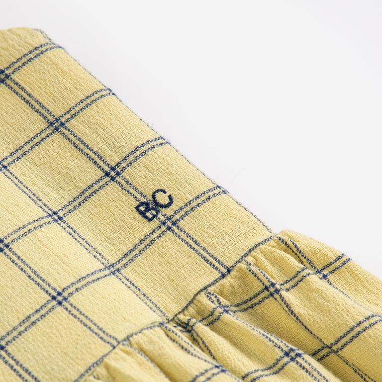 Bobo Choses Kleid Spicy Window Pane, yellow 1
